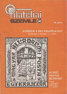SIMON GY. FERENC - Filatéliai szemle 1989. április [antikvár]
