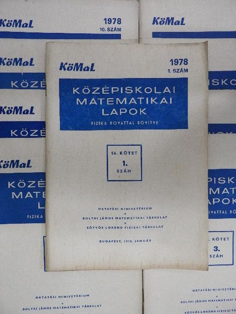 Csirmaz László - Középiskolai matematikai lapok 1978. január-december [antikvár]