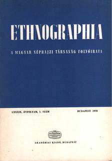 Hofer Tamás - Ethnographia 1978/1 [antikvár]