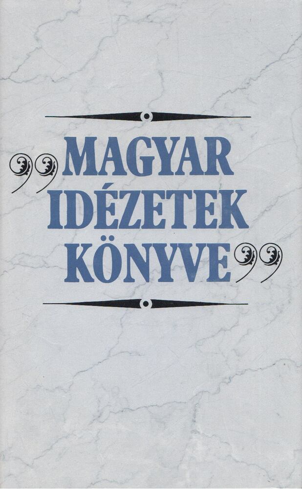 ERKI EDIT - Magyar idézetek könyve [antikvár]
