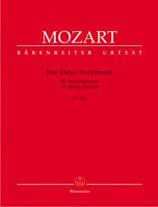 MOZART, W,A, - EINE KLEINE NACHTMUSIK FÜR STREICHQUARTETT KV 525 URTEXT STIMMEN