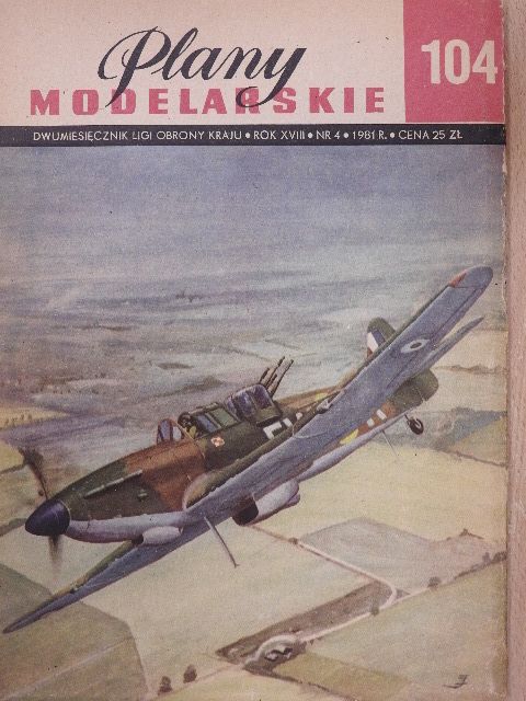 Wieslaw Baczkowski - Plany Modelarskie 104/1981. [antikvár]