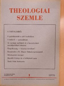 Dr. Bognár József - Theologiai Szemle 1979. január-február [antikvár]