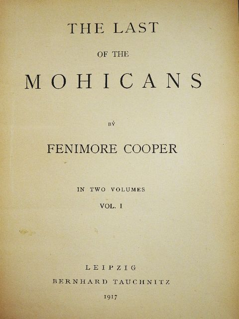 James Fenimore Cooper - The last of the Mohicans I-II. [antikvár]