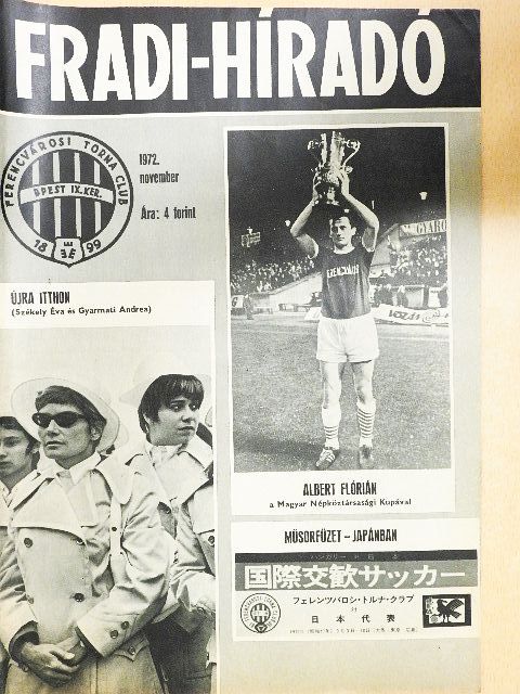 Major János - Fradi-híradó 1972. november [antikvár]