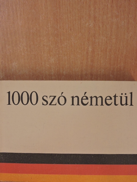 Barczán Endre - 1000 szó németül [antikvár]