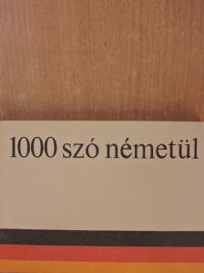 Barczán Endre - 1000 szó németül [antikvár]