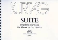 KURTÁG - SUITE ZONGORÁRA, NÉGY KÉZRE