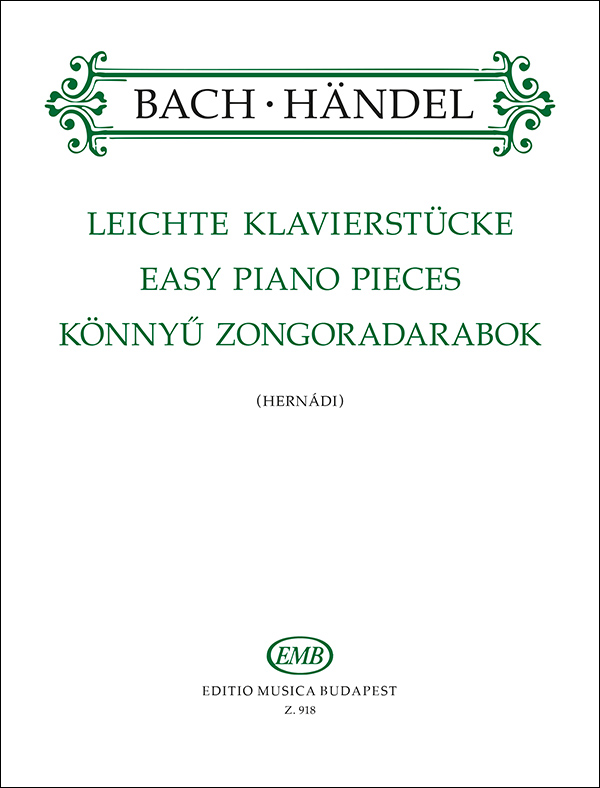 BACH,J.S.-HAENDEL - KÖNNYŰ ZONGORADARABOK (HERNÁDI LAJOS)