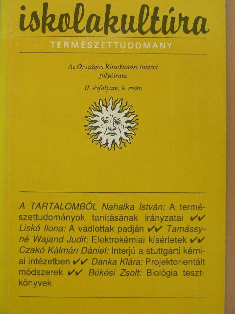 Bardócz András - Iskolakultúra 1992/9. [antikvár]
