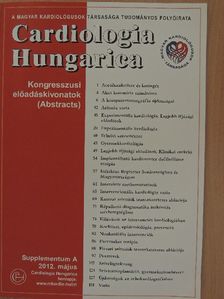 Cardiologia Hungarica 2012. május - Supplementum A [antikvár]