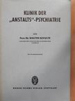 Prof. Dr. Walter Schulte - Klinik der "Anstalts"-Psychiatrie [antikvár]