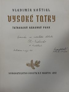 Vladimír Kostial - Vysoké Tatry [antikvár]