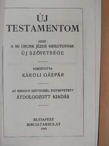 Új Testamentom [antikvár]