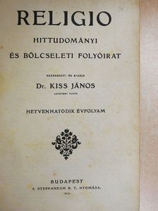 Dr. Faragó János - Religio 1917/1-10. [antikvár]