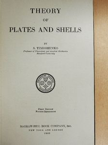 S. Timoshenko - Theory of Plates and Shells [antikvár]
