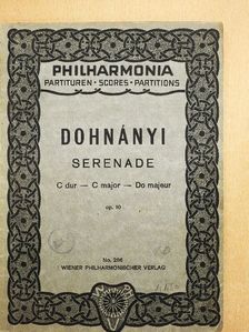 Ernst von Dohnányi - Serenade für Streichtrio [antikvár]