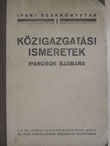 Közigazgatási ismeretek [antikvár]