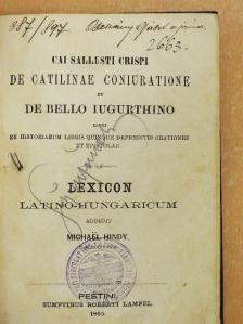 Cai Sallusti Crispi - De Catilinae coniuratione et De bello iugurthino/Kézi szótár C. Sallustius Crispus müveihez [antikvár]