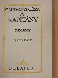 Gárdonyi Géza - A kapitány [antikvár]