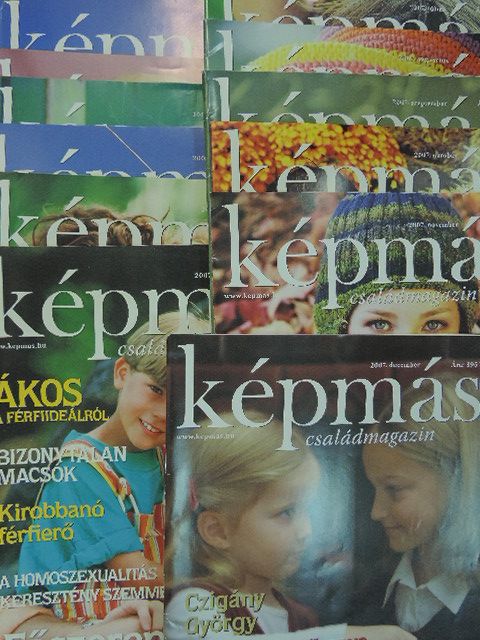 Képmás Családmagazin 2007. január-december [antikvár]
