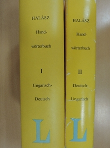 Előd Halász - Handwörterbuch der ungarischen und deutschen Sprache I-II. [antikvár]