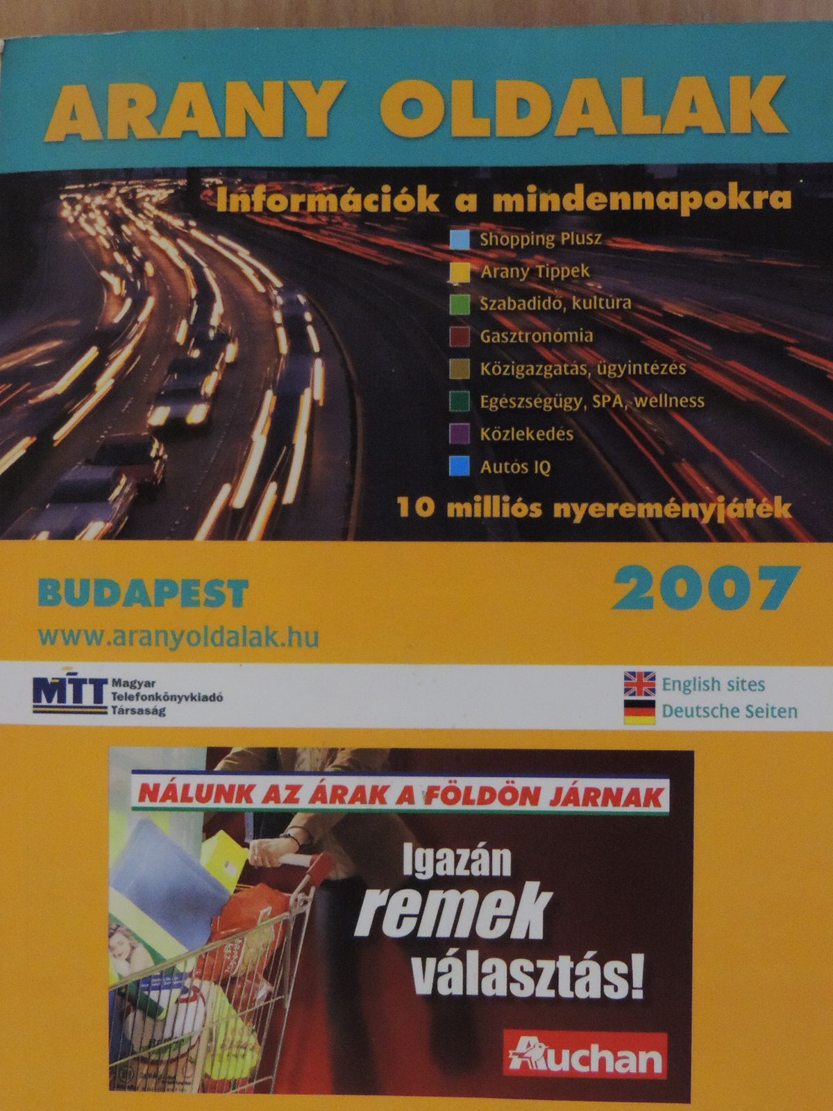 Arany Oldalak - Budapest 2007 [antikvár]