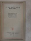 Verlagsverzeichnis Veröffentlichungen 1947-1954 [antikvár]