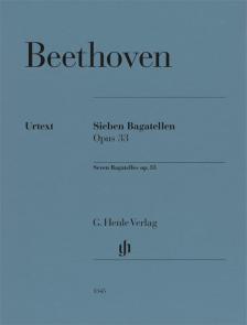 LUDWIG VAN BEETHOVEN - SIEBEN BAGATELLEN OP.33