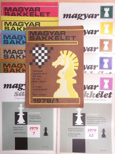 Balogh Béla - Magyar Sakkélet 1979. január-december [antikvár]