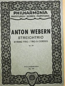 Anton Webern - Streichtrio [antikvár]