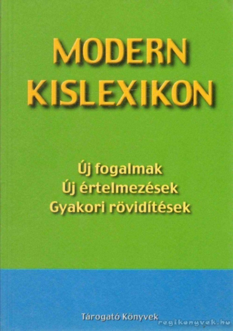 Gerencsér Ferenc - Modern kislexikon [antikvár]