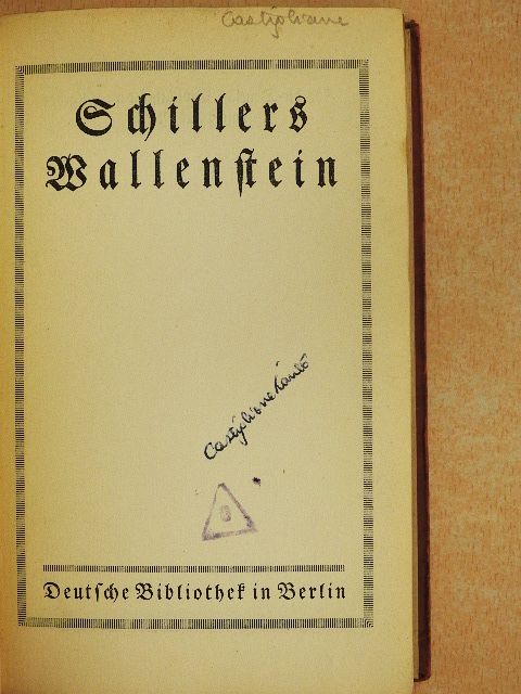 Friedrich Schiller - Wallenstein (gótbetűs) [antikvár]