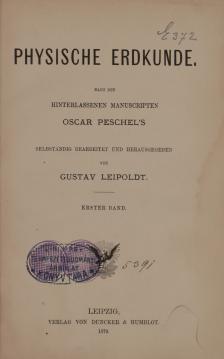 Gustav Leipoldt - Physische Erdkunde I-II. [antikvár]