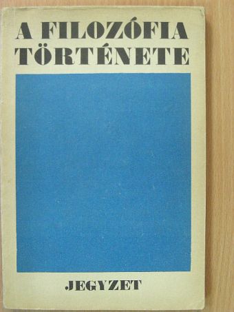 Dr. Gondi József - A filozófia története [antikvár]
