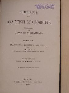 O. Fort - Lehrbuch der Analytischen Geometrie I. [antikvár]