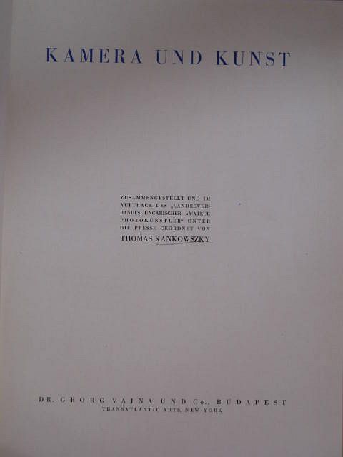 F. G. Haller - Kamera und Kunst [antikvár]