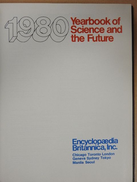 Jerome Kruger - Yearbook of Science and the Future 1980 [antikvár]