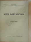 Msgr. Higinio Angles - Musicae Sacrae Ministerium Sommer-Herbst 1967 [antikvár]
