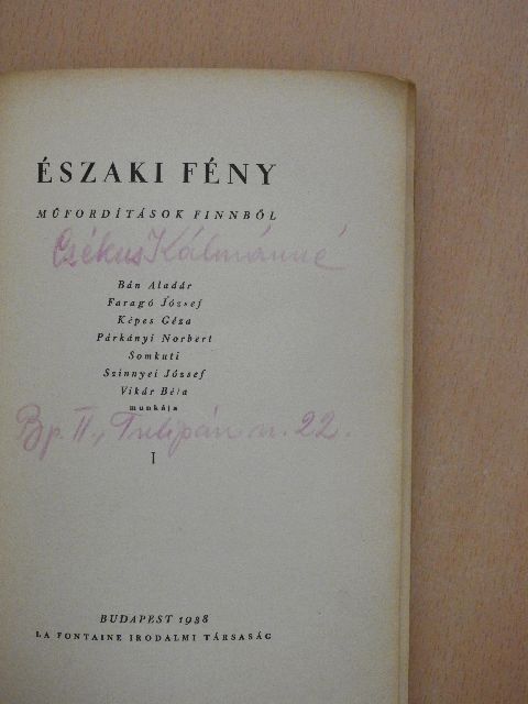Aleksis Kivi - Északi fény [antikvár]