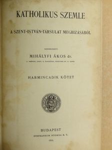 Agárdi László - Katholikus szemle 1916. január-december  [antikvár]