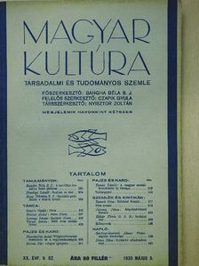Bangha Béla S. J. - Magyar Kultúra 1933. május 5. [antikvár]