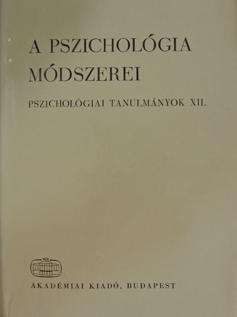 Dr. Kardos - A pszichológia módszerei [antikvár]