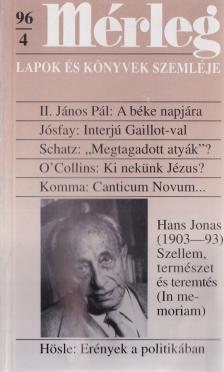 Boór János - Mérleg 1996/4 [antikvár]