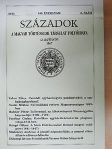 Fazekas Csaba - Századok 2012/6. [antikvár]