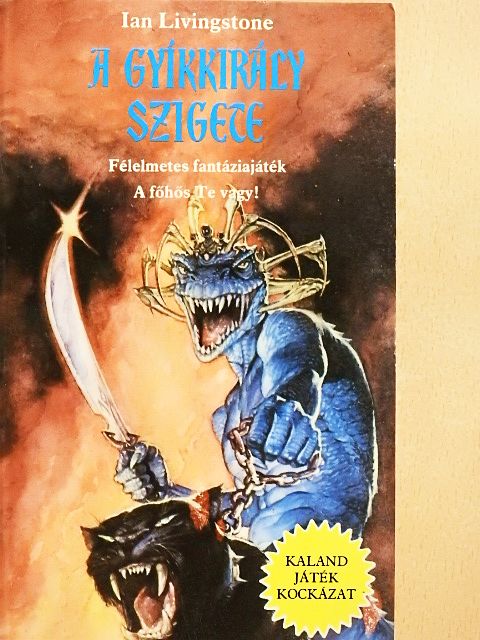 Ian Livingstone - A Gyíkkirály szigete [antikvár]