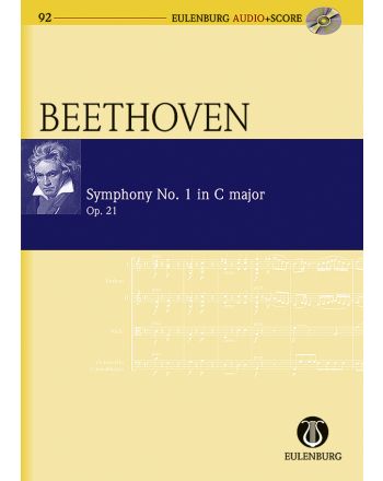 BEETHOVEN - SYMPHONY NO.1 IN C MAJOR OP.21 EULENBURG AUDIO (CD) + SCORE