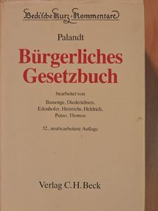 Palandt Bürgerliches Gesetzbuch [antikvár]