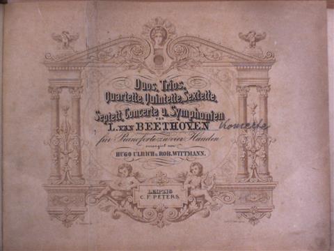 L. van Beethoven - Duos, Trios, Quartette, Quintette, Sextette, Septett, Concerte u. Symphonien I-II./Duos, Trios, Quartette, Quintette, Sextette/Concerte I-II. [antikvár]