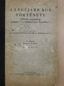 A legújabb kor története [antikvár]